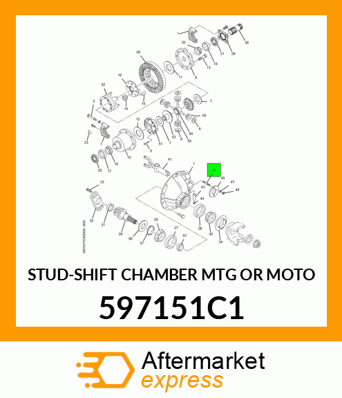 STUD-SHIFT CHAMBER MTG OR MOTO 597151C1