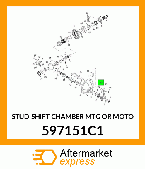 STUD-SHIFT CHAMBER MTG OR MOTO 597151C1