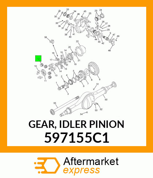 GEAR, IDLER PINION 597155C1