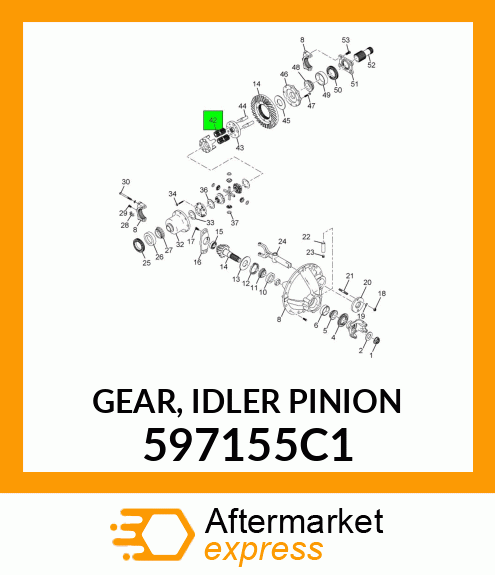 GEAR, IDLER PINION 597155C1