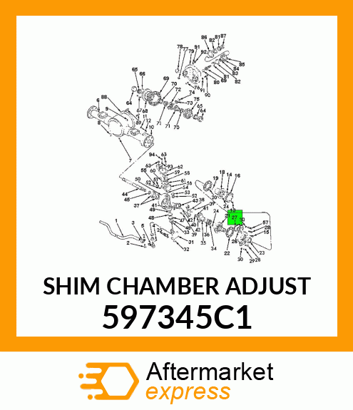 SHIM CHAMBER ADJUST 597345C1