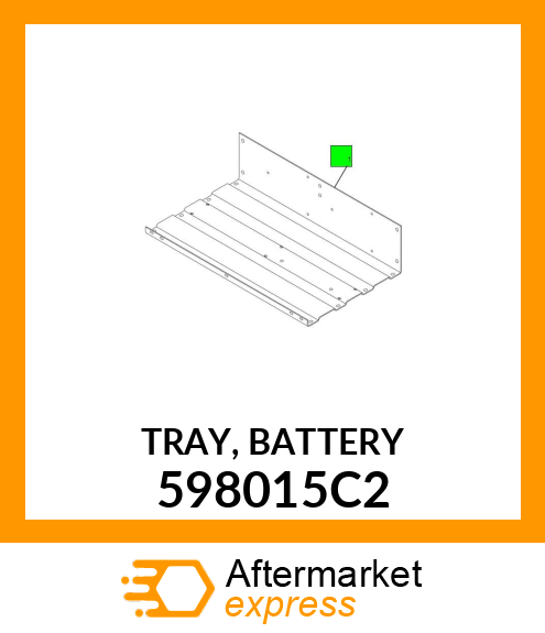 TRAY, BATTERY 598015C2