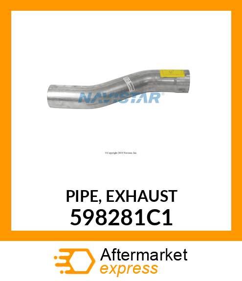 PIPE, EXHAUST 598281C1