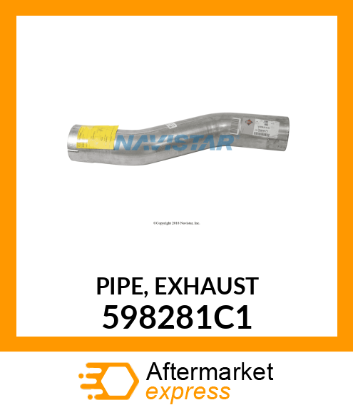 PIPE, EXHAUST 598281C1