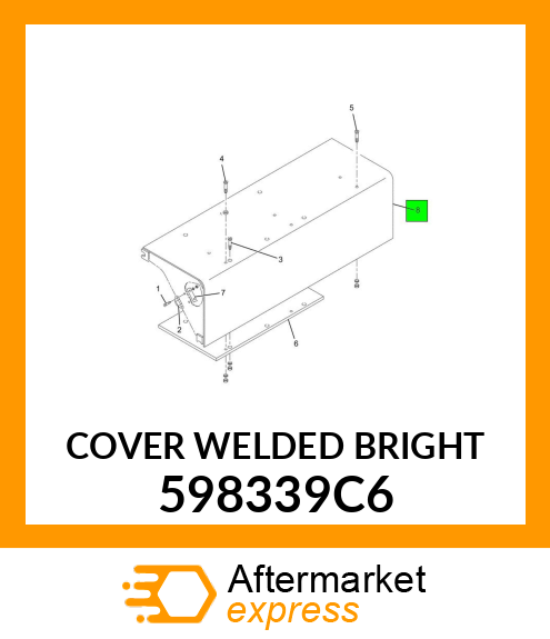 COVER WELDED BRIGHT 598339C6