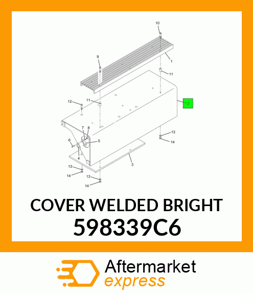 COVER WELDED BRIGHT 598339C6