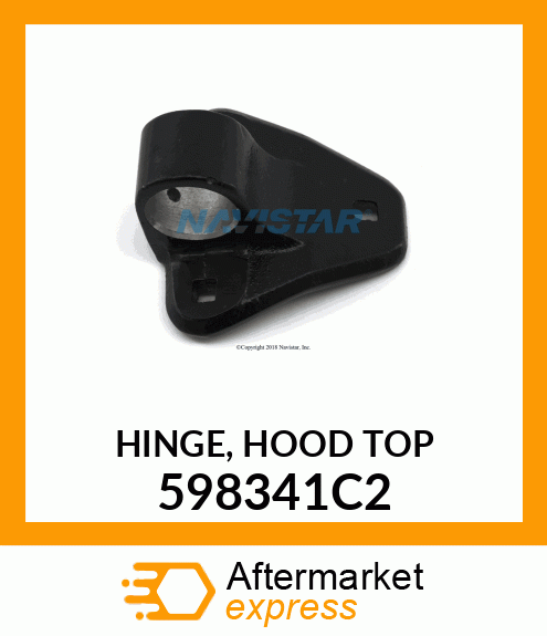 HINGE, HOOD TOP 598341C2