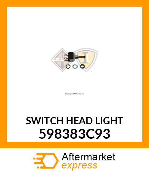 SWITCH HEAD LIGHT 598383C93