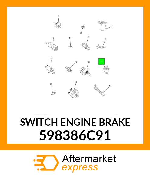 SWITCH ENGINE BRAKE 598386C91