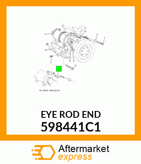 EYE ROD END 598441C1