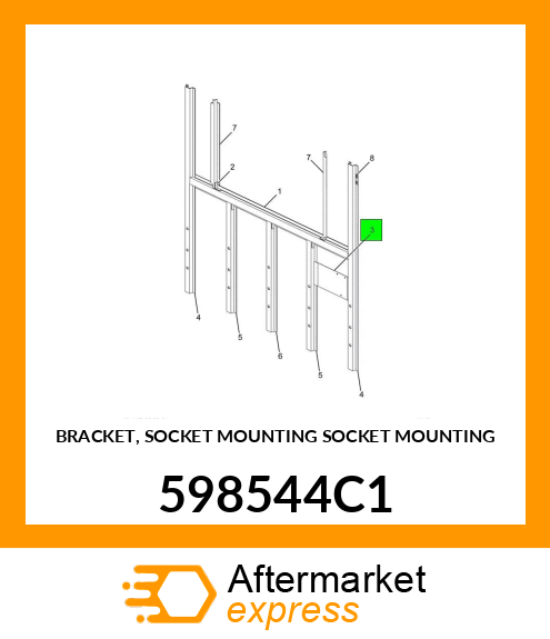 BRACKET, SOCKET MOUNTING SOCKET MOUNTING 598544C1