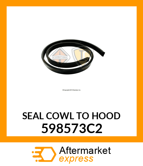 SEAL COWL TO HOOD 598573C2