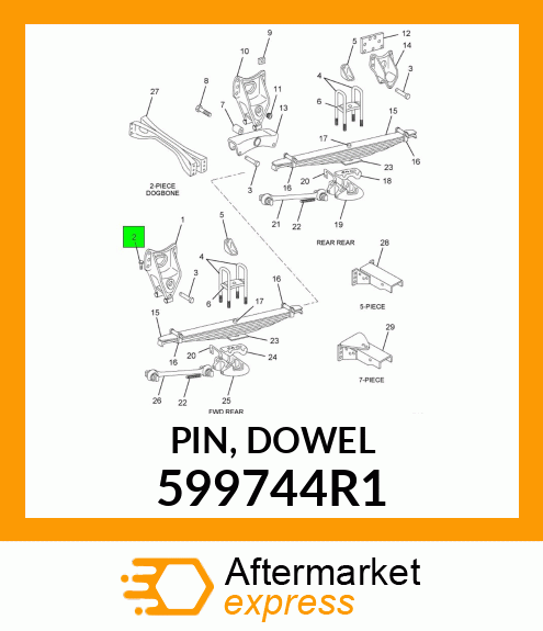 PIN, DOWEL 599744R1