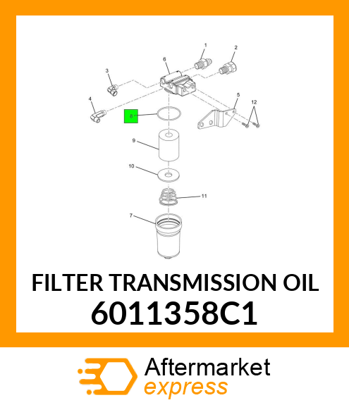 FILTER TRANSMISSION OIL 6011358C1