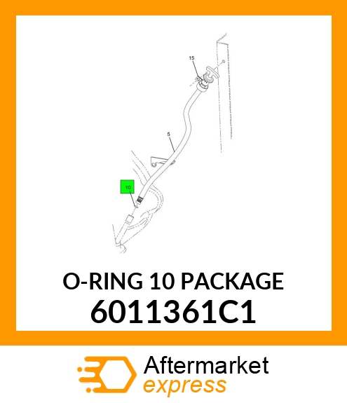 O-RING 10 PACKAGE 6011361C1