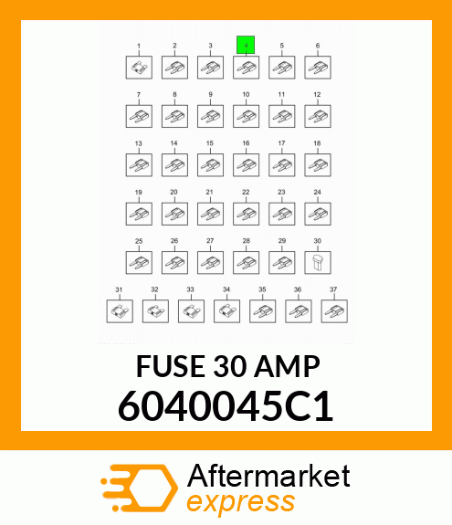 FUSE 30 AMP 6040045C1