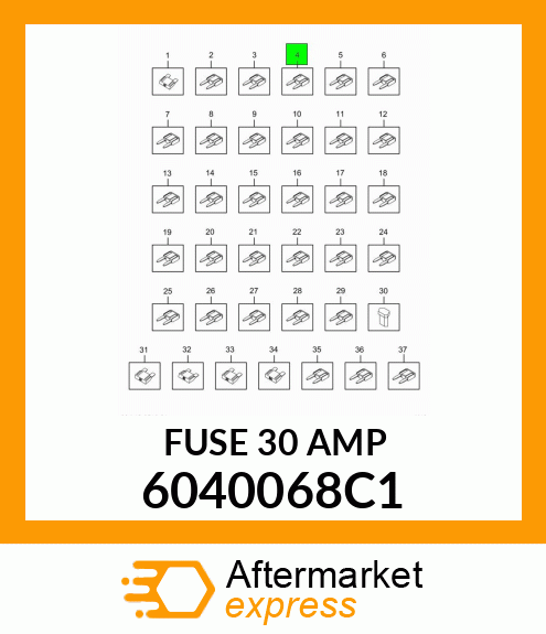 FUSE 30 AMP 6040068C1