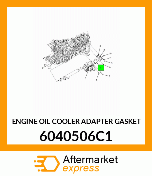 ENGINE OIL COOLER ADAPTER GASKET 6040506C1