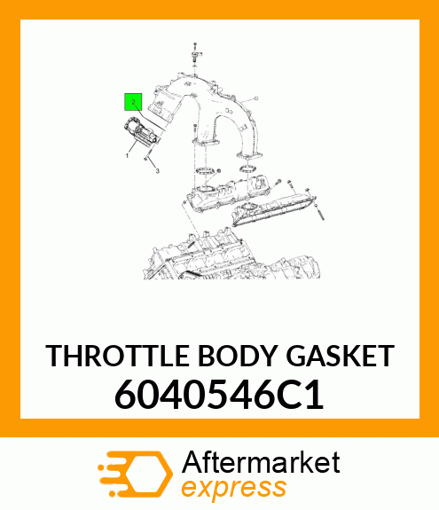 THROTTLE BODY GASKET 6040546C1