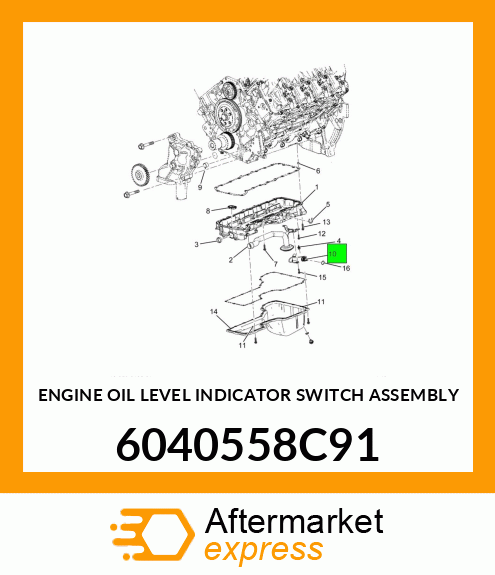ENGINE OIL LEVEL INDICATOR SWITCH ASSEMBLY 6040558C91