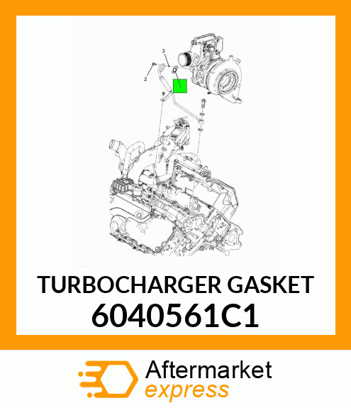 TURBOCHARGER GASKET 6040561C1