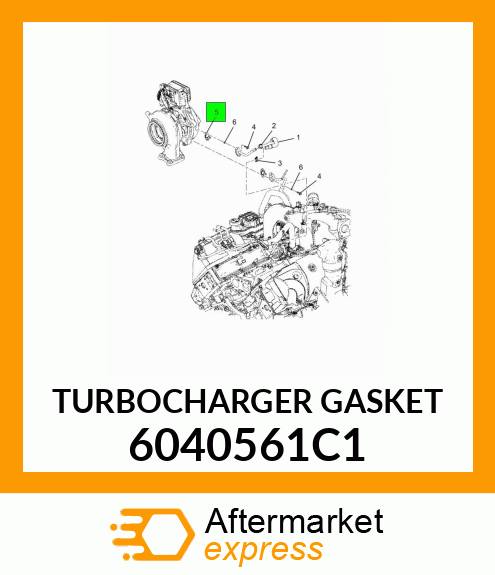 TURBOCHARGER GASKET 6040561C1