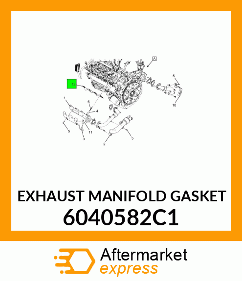 EXHAUST MANIFOLD GASKET 6040582C1