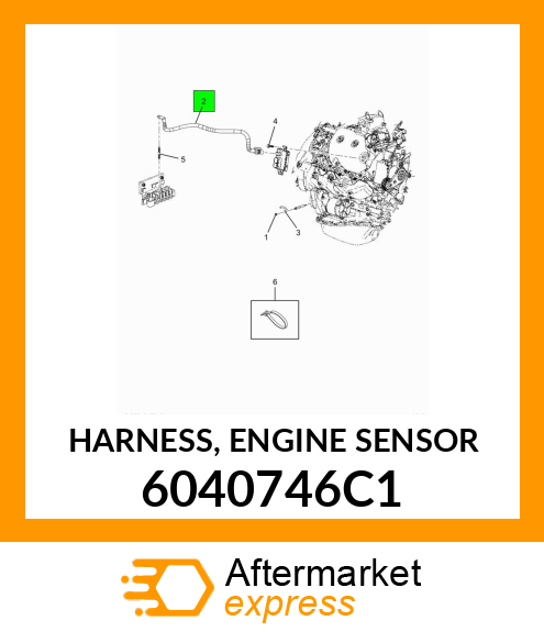 HARNESS, ENGINE SENSOR 6040746C1