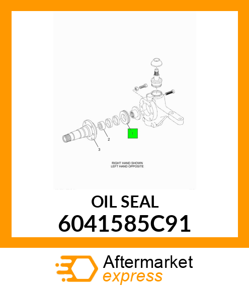 OIL SEAL 6041585C91