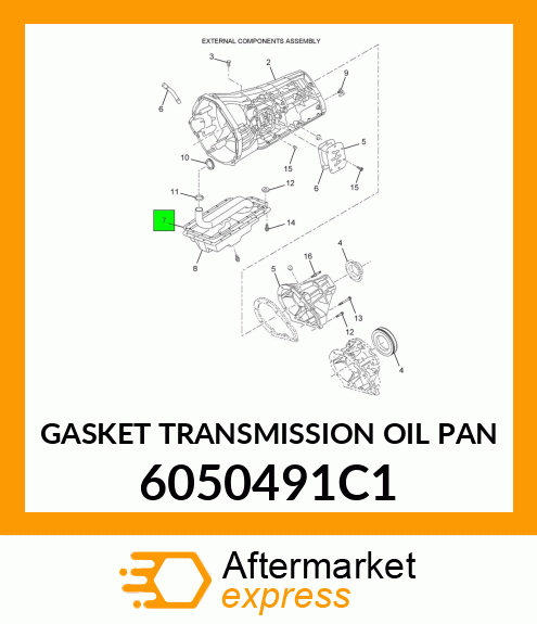 GASKET TRANSMISSION OIL PAN 6050491C1