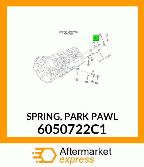 SPRING, PARK PAWL 6050722C1