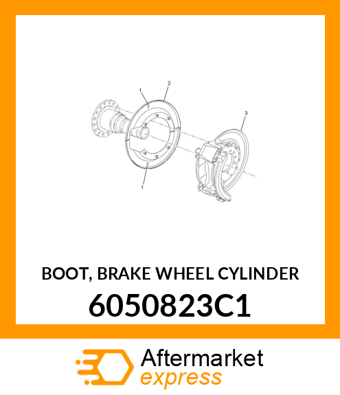 BOOT, BRAKE WHEEL CYLINDER 6050823C1