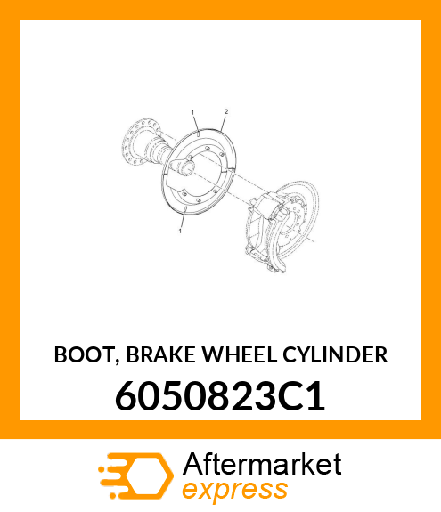 BOOT, BRAKE WHEEL CYLINDER 6050823C1