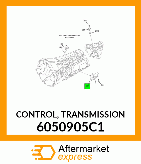 CONTROL, TRANSMISSION 6050905C1