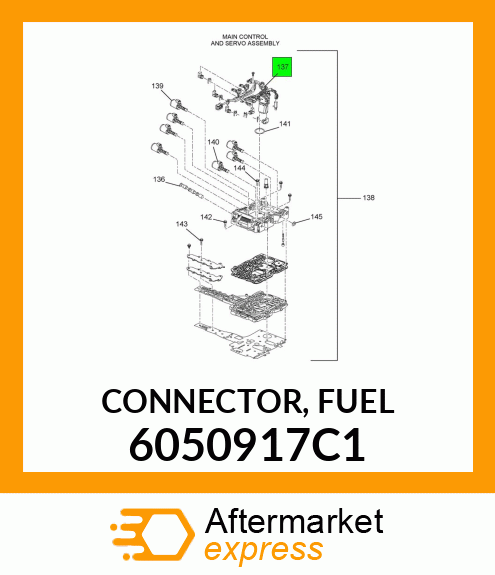 CONNECTOR, FUEL 6050917C1