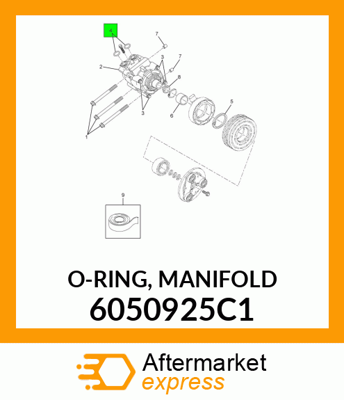 O-RING, MANIFOLD 6050925C1