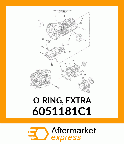 O-RING, EXTRA 6051181C1