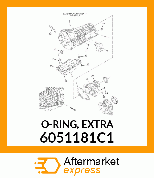 O-RING, EXTRA 6051181C1