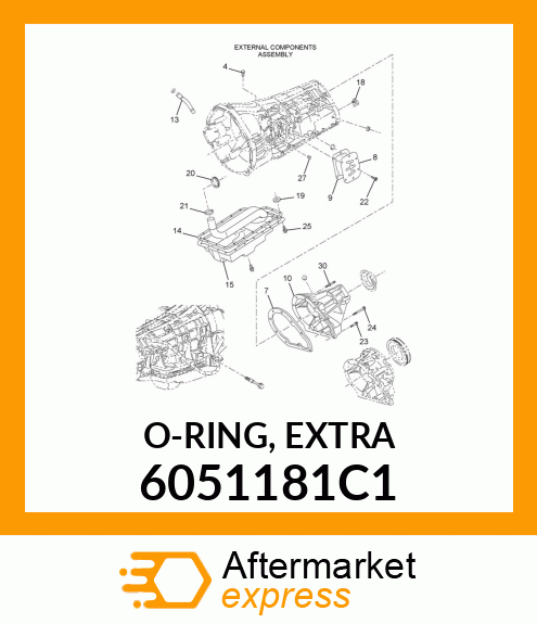 O-RING, EXTRA 6051181C1