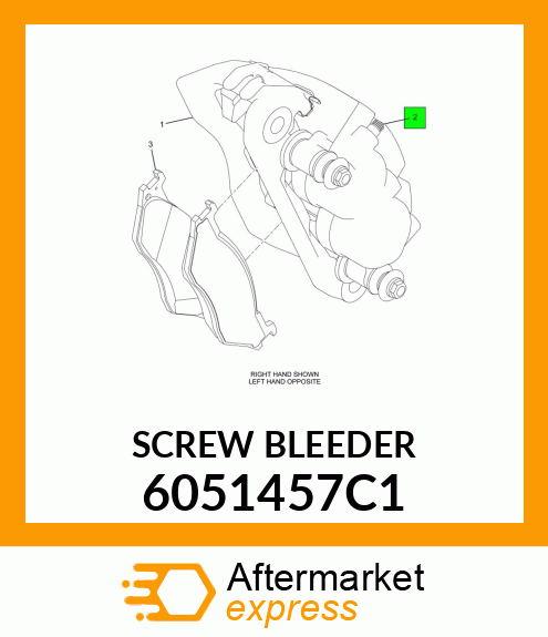 SCREW BLEEDER 6051457C1