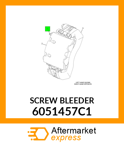 SCREW BLEEDER 6051457C1