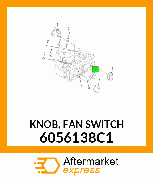 KNOB, FAN SWITCH 6056138C1