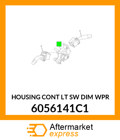 HOUSING CONT LT SW DIM WPR 6056141C1