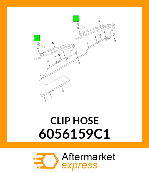 CLIP HOSE 6056159C1