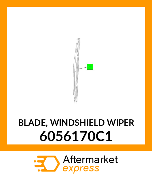 BLADE, WINDSHIELD WIPER 6056170C1