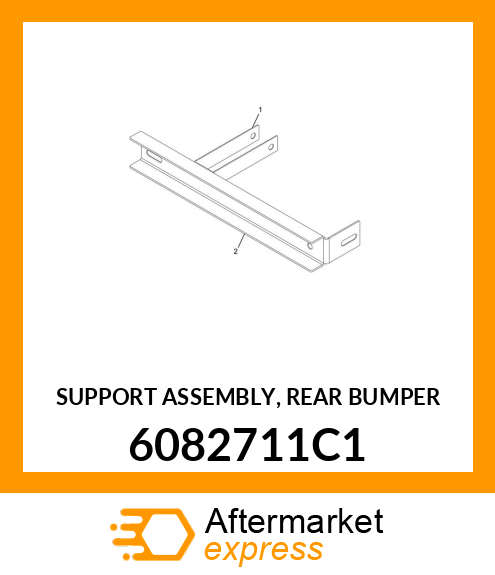 SUPPORT ASSEMBLY, REAR BUMPER 6082711C1