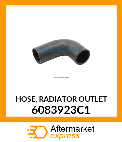 HOSE, RADIATOR OUTLET 6083923C1