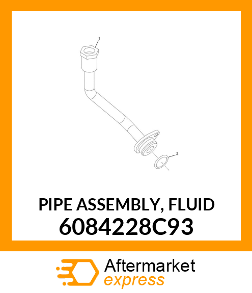 PIPE ASSEMBLY, FLUID 6084228C93