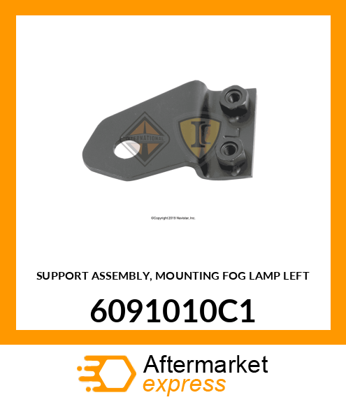 SUPPORT ASSEMBLY, MOUNTING FOG LAMP LEFT 6091010C1