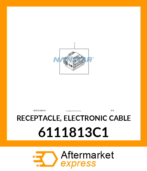 RECEPTACLE, ELECTRONIC CABLE 6111813C1